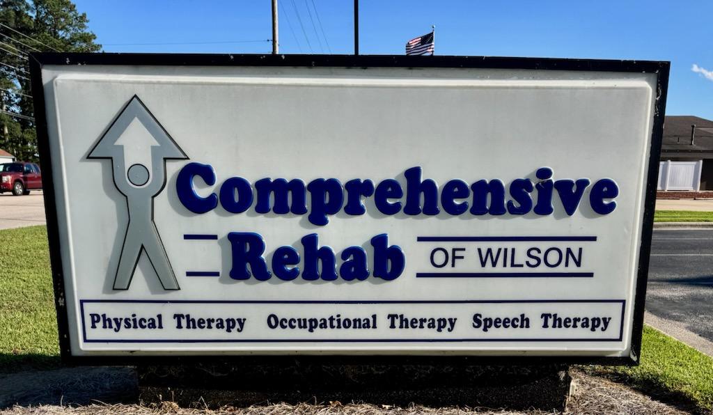 Comprehensive Rehab Main Store Sign