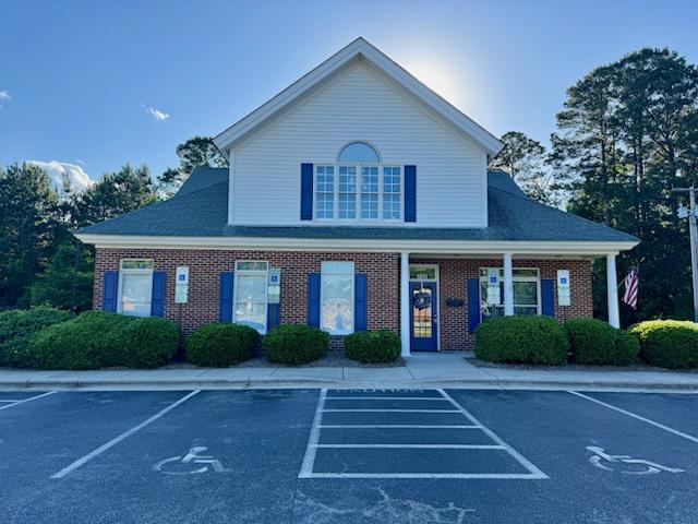 Front entrance of a physical therapy clinic in Wilson, NC offering rehab services